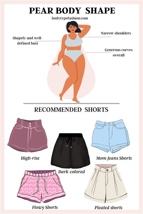 best shorts for pear shaped